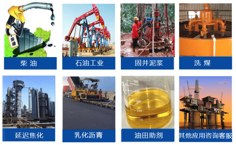 （圖：南輝洗煤消泡劑運用領域）